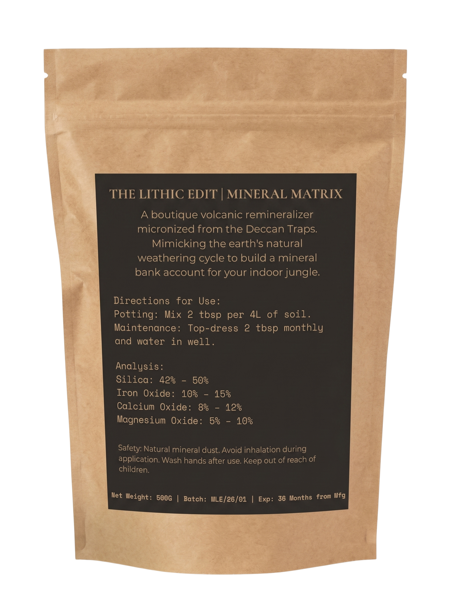 Mineral Matrix: Apothecary Shot (500gm)